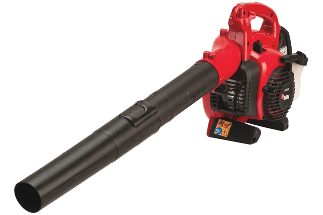 RedMax HB281. Side view of a handheld leaf blower with an extended nozzle.