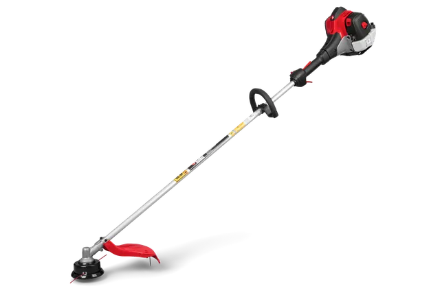 BCZ265S. Side view of a string trimmer with a long shaft and loop handle.