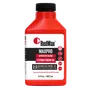 Front view of a RedMax MaxPro synthetic blend 2-stroke engine oil bottle.