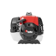 Front view of a RedMax engine component, showcasing its design and branding.