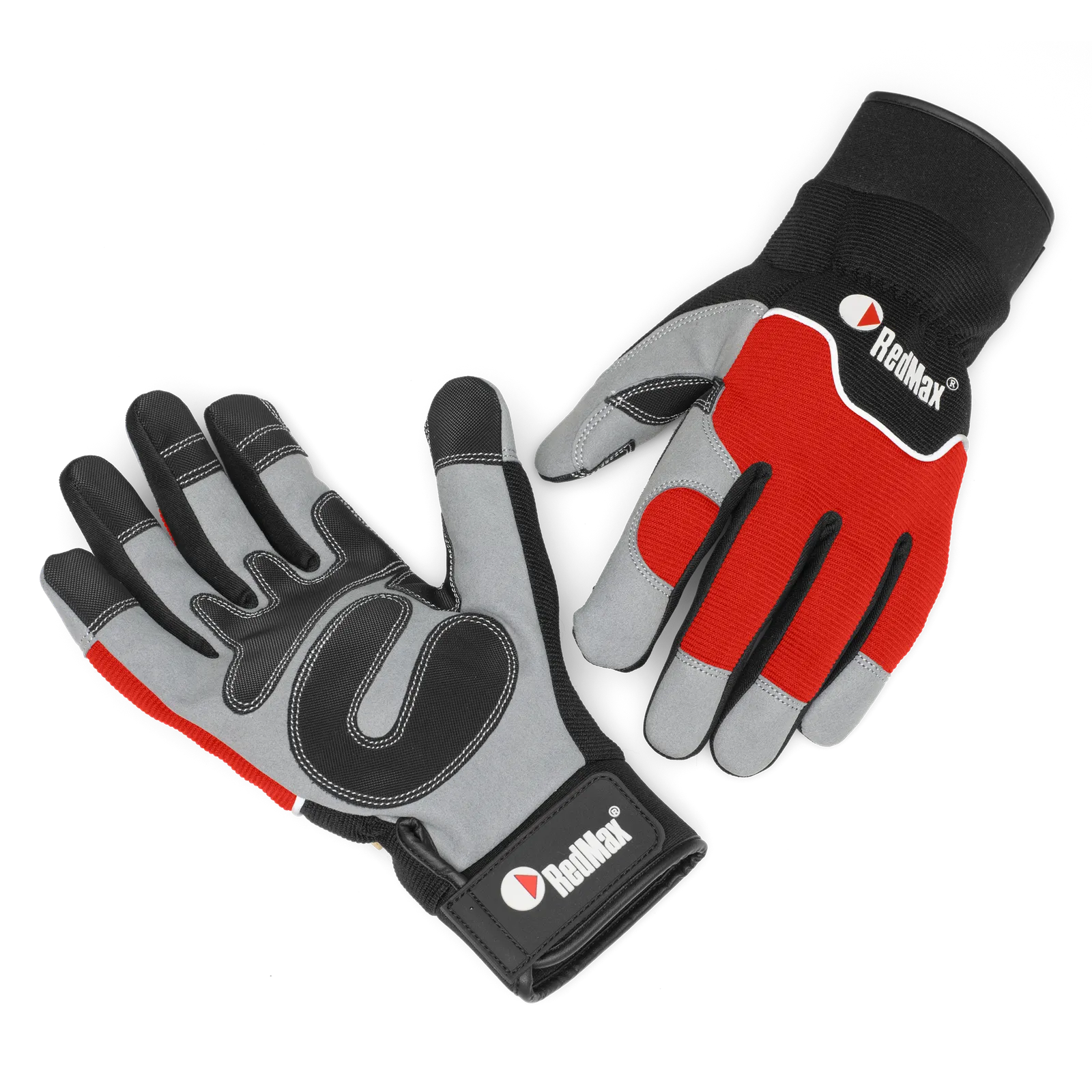 Red and black work gloves shop