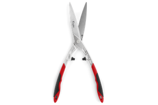 Hedge Shears - Precision. Front view of Gardena hedge shears with ergonomic handles.
