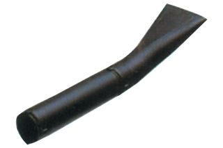 Flat Nozzle Set. Front view of a construction tool accessory, possibly a nozzle or attachment.